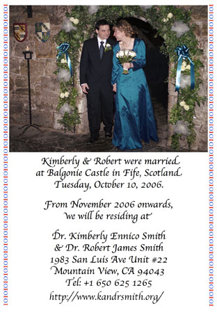 Wedding announcement card version 2
